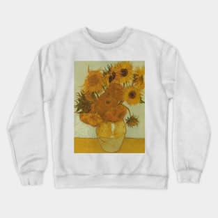 Sunflowers in a Vase by Vincent van Gogh Crewneck Sweatshirt